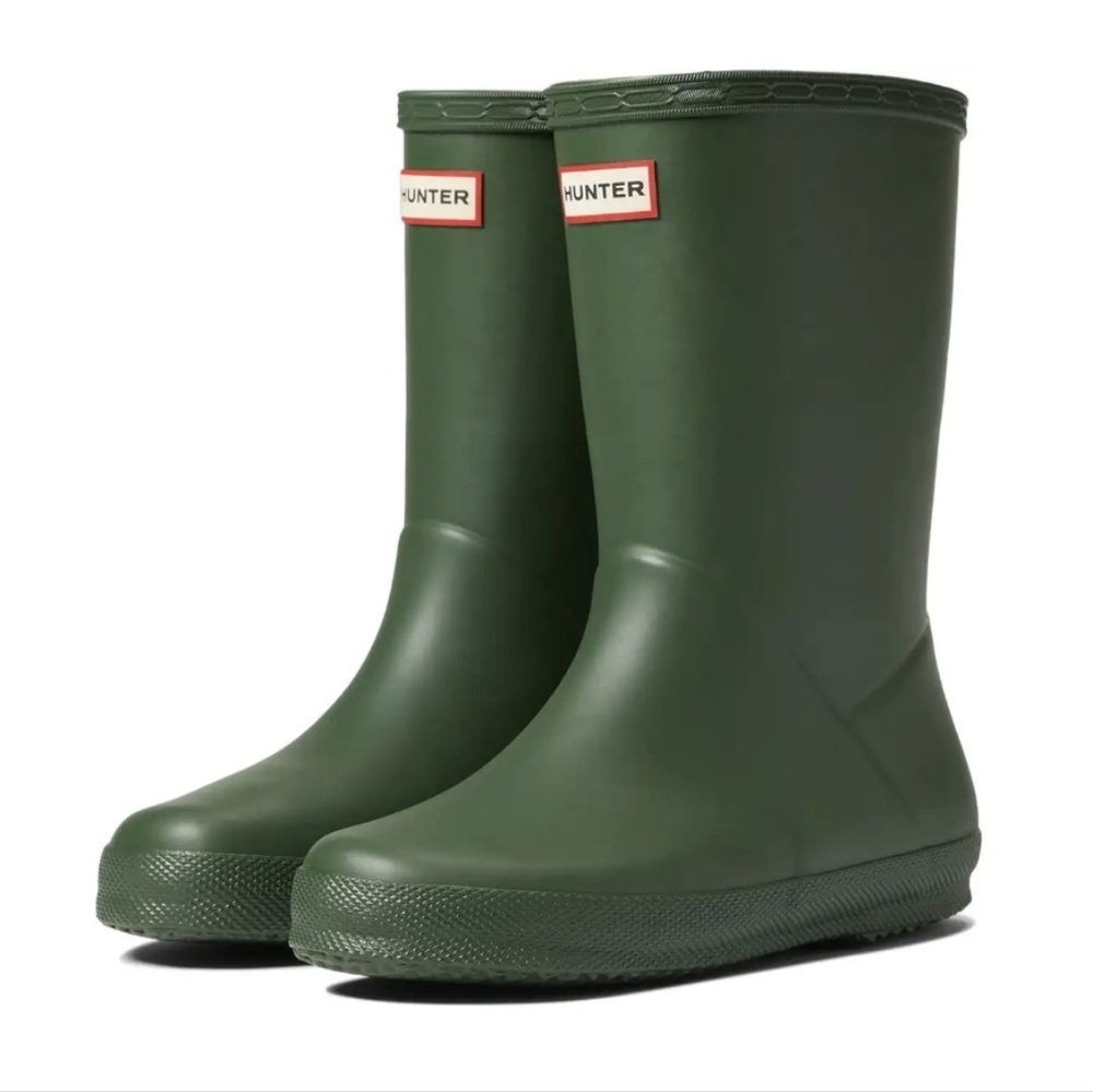 HUNTER Kids First Classic Rain Boots Toddler/Little Kid Size 11 boys/ 12 girls